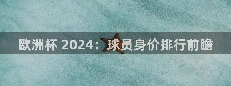 欧洲杯在哪个网站购买|欧洲杯 2024：球员身价排行前瞻